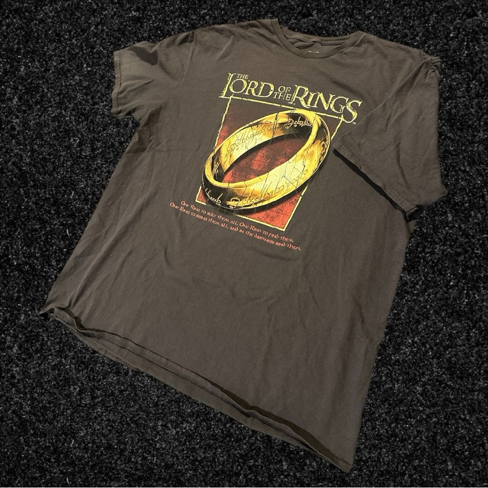 The Lord of the Rings Gray Graphic T-Shirt